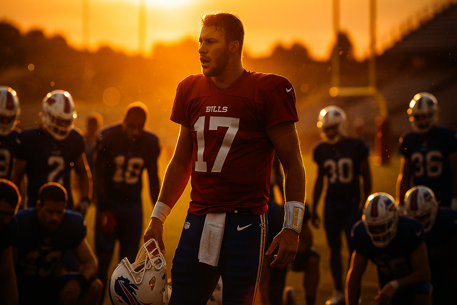 Allen Rallies Banged-Up Bills as Roster Battles Intensify Ahead of Preseason Opener