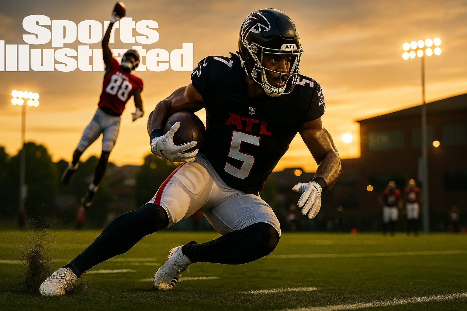 Ankles Broken, Promises Kept: Bijan and Pitts Electrify on Day One of Falcons Camp