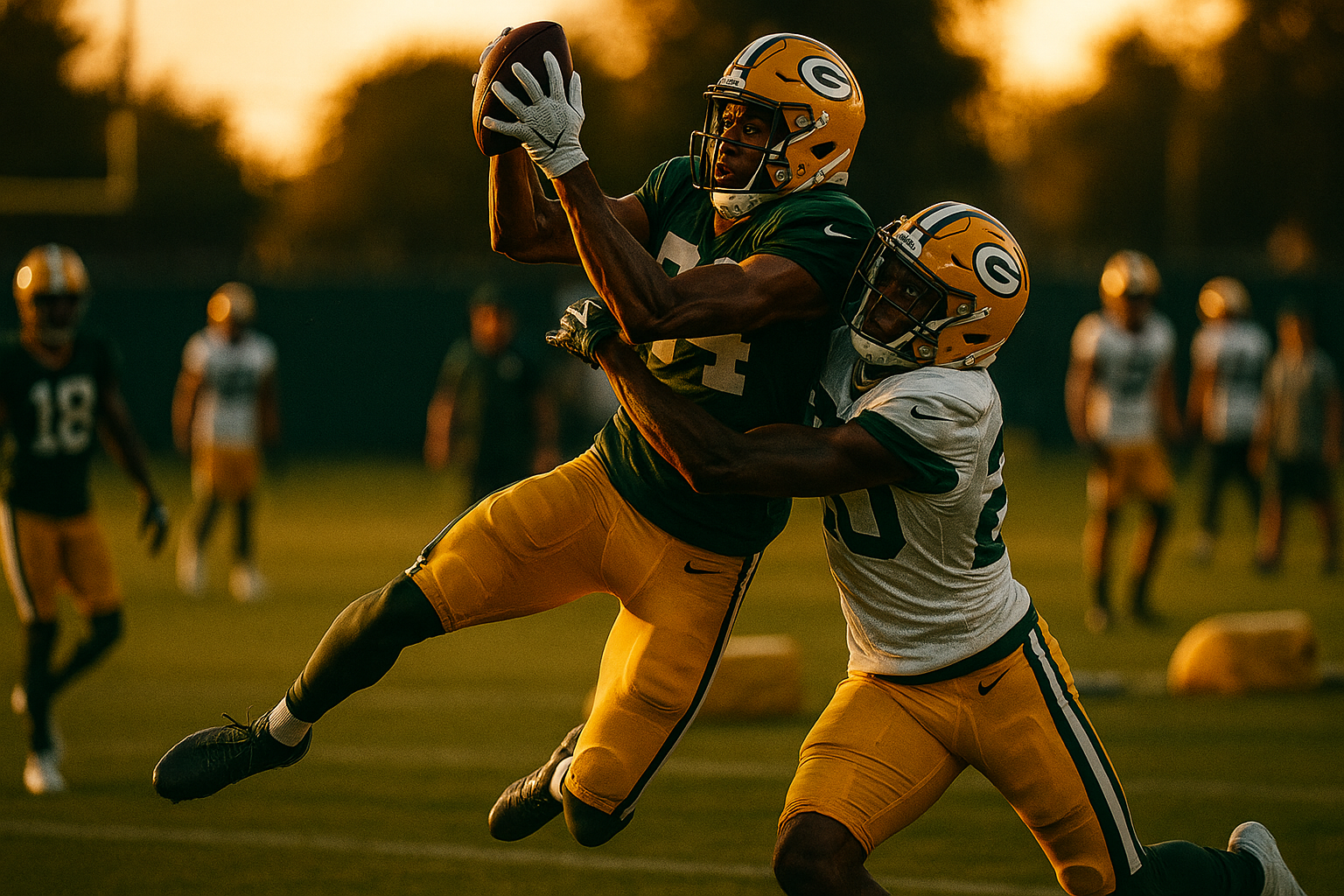 Battle Royale in Titletown: Rookie WRs Ignite Fierce Roster Fight at Camp