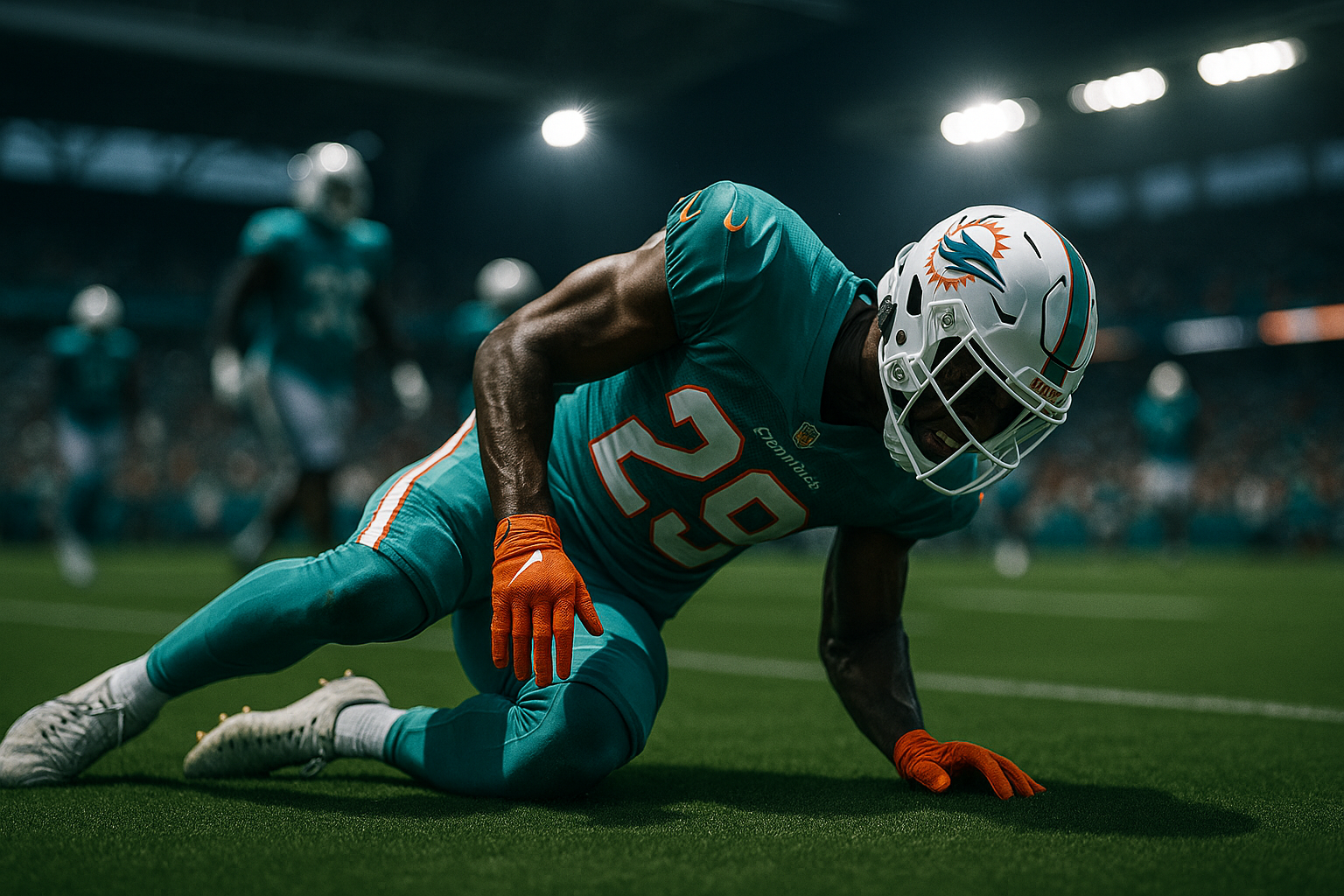 Brutal Start: Major Injury Overshadows Dolphins' Training Camp Opener