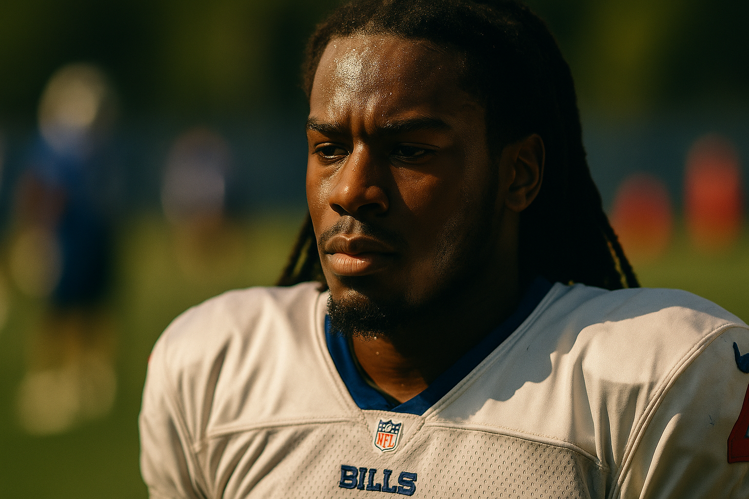 Cook Dominates Camp Amid Contract Talks as Bills Battle Early Injuries