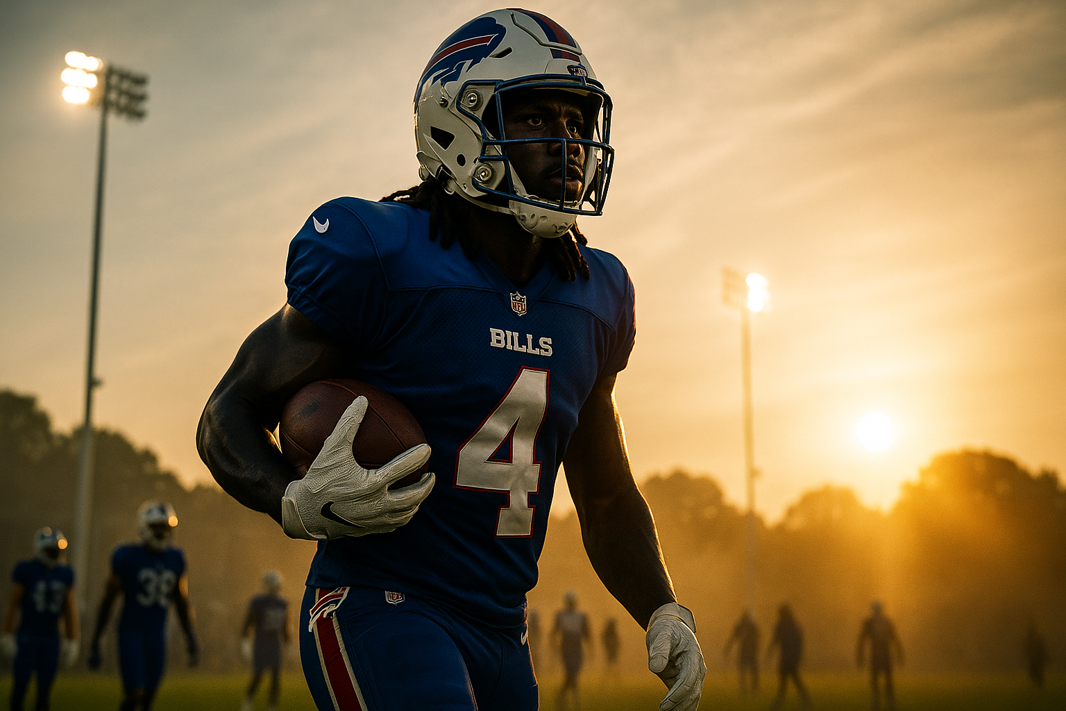 Cook Puts Business Aside, Reports to Bills Camp Ready to Work