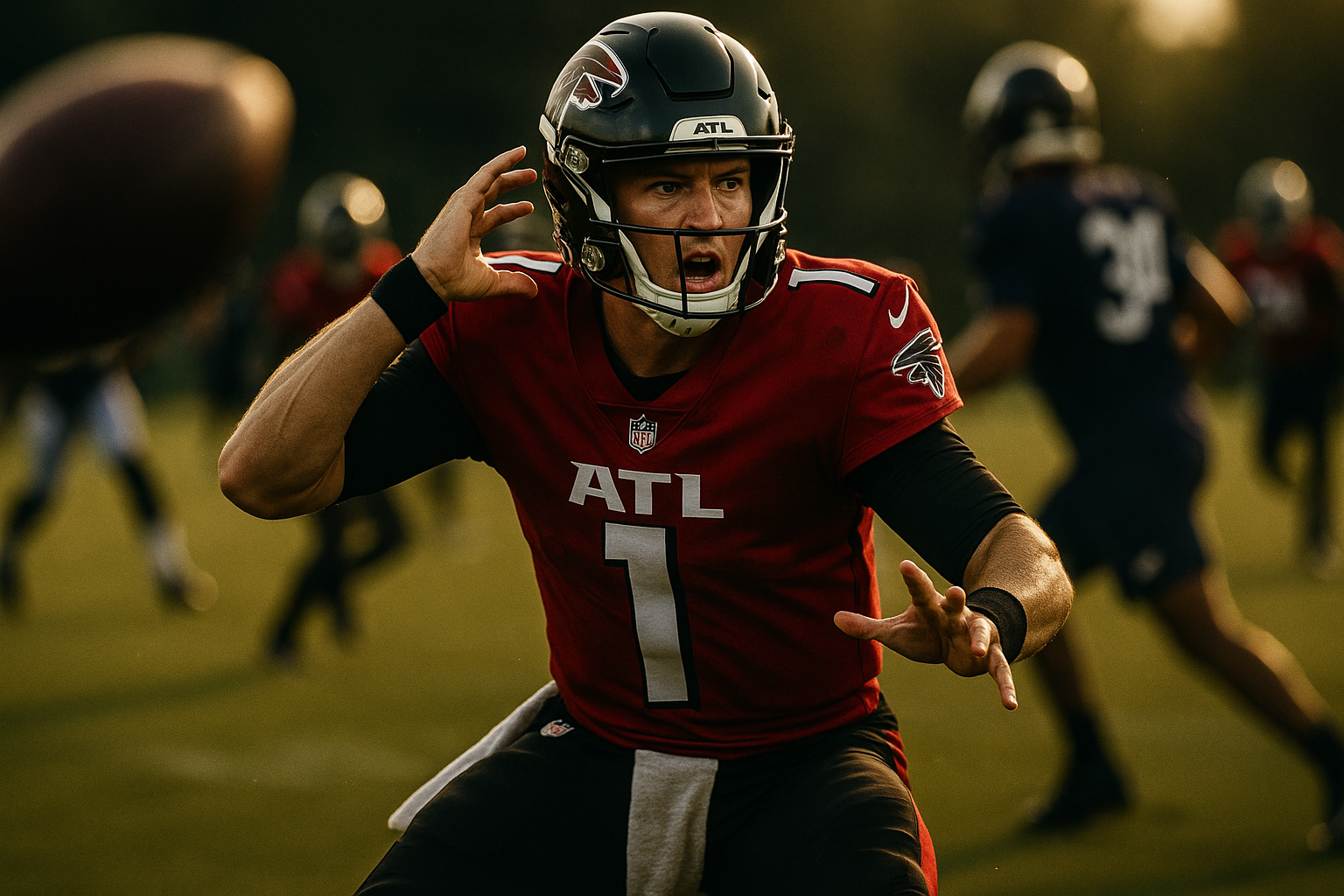 Falcons Lock In Titans Joint Practices; 2024 First-Round QB Named Week 1 Starter!