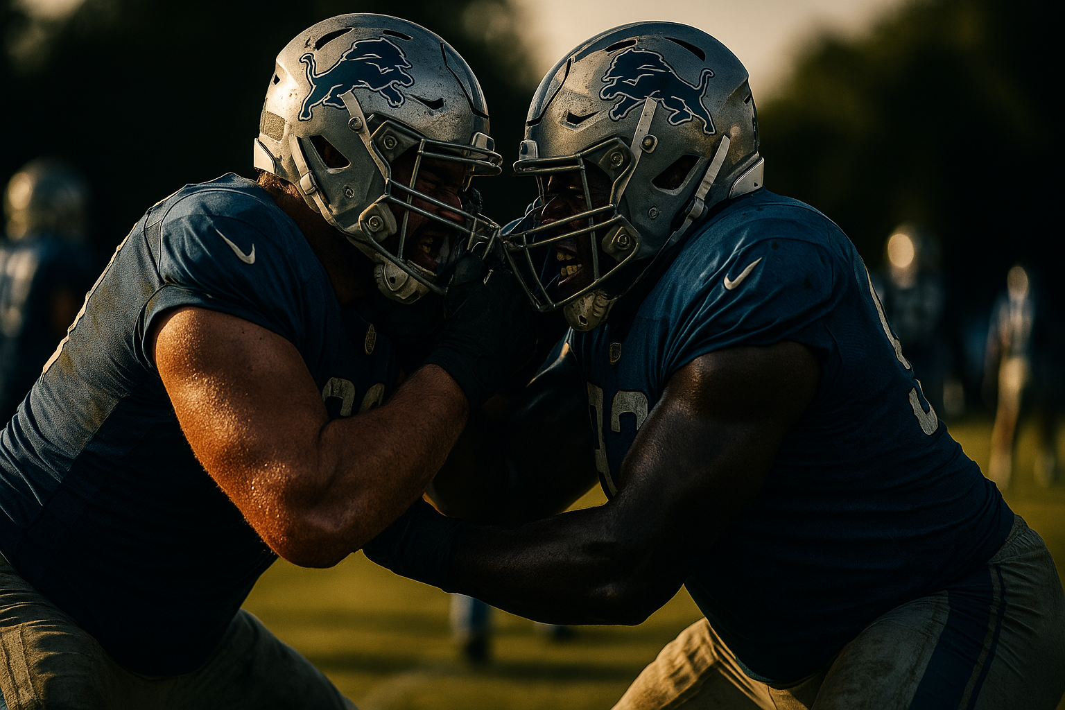 Fists, Football, and a New Man in the Middle: Lions Camp Explodes with Intensity