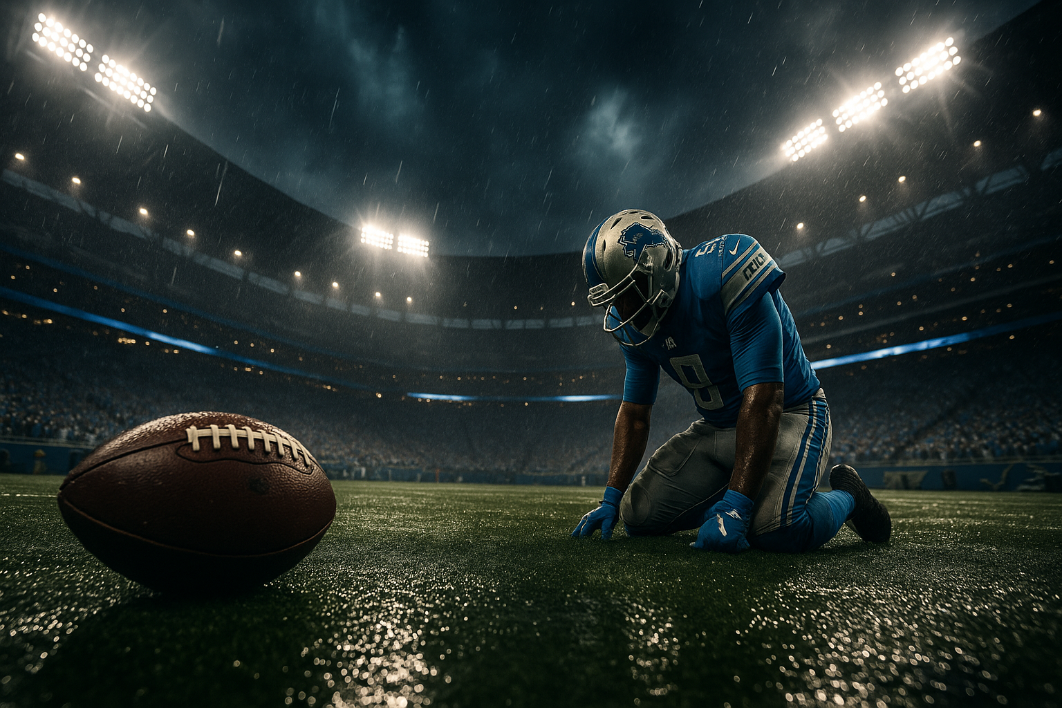 Five Turnovers Doom Lions in Sloppy 34-7 Preseason Opener