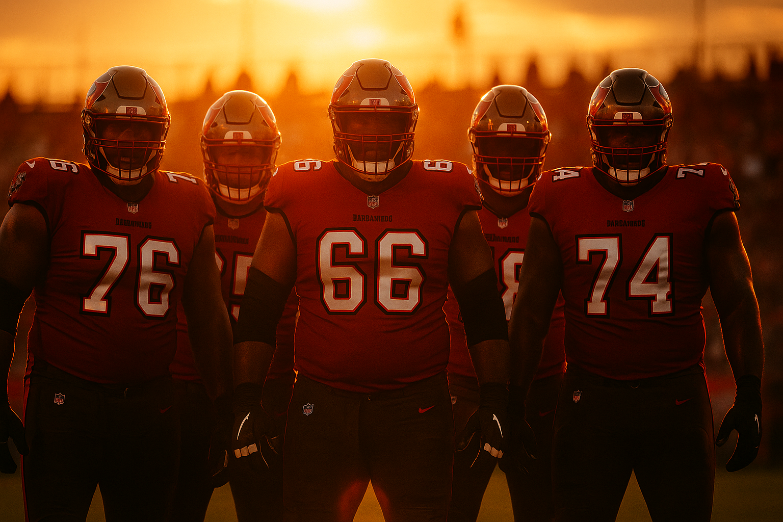 Fortifying the Front: Bucs Add O-Line Muscle as Training Camp Looms