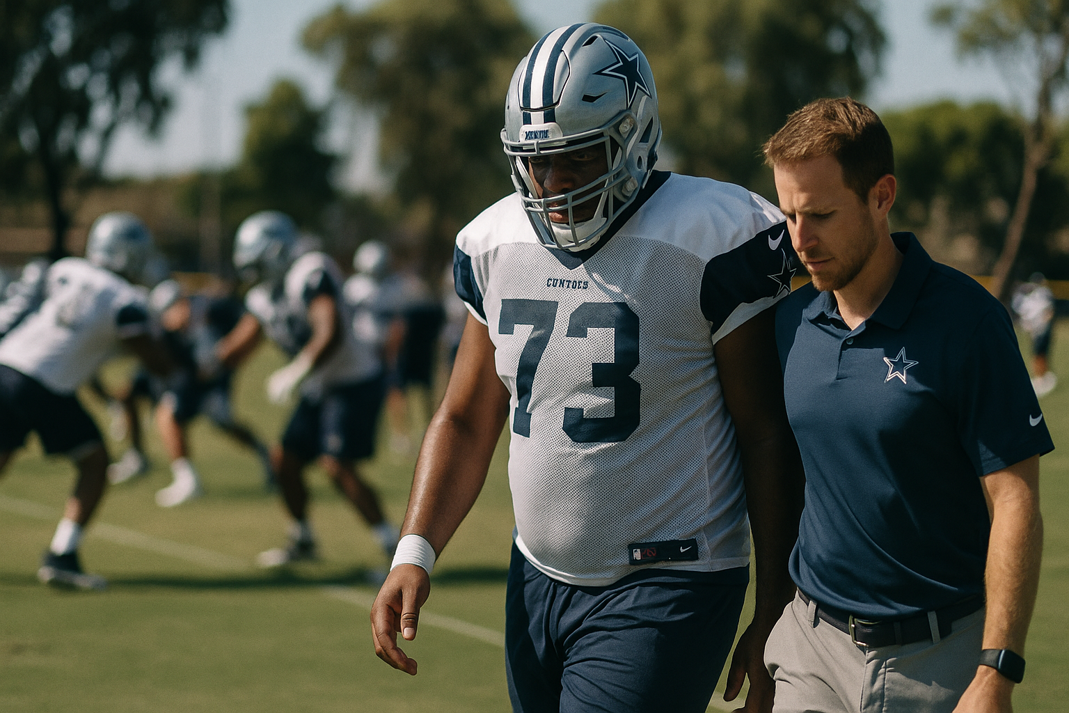Guyton Injury Casts Shadow Over Explosive Camp Practice