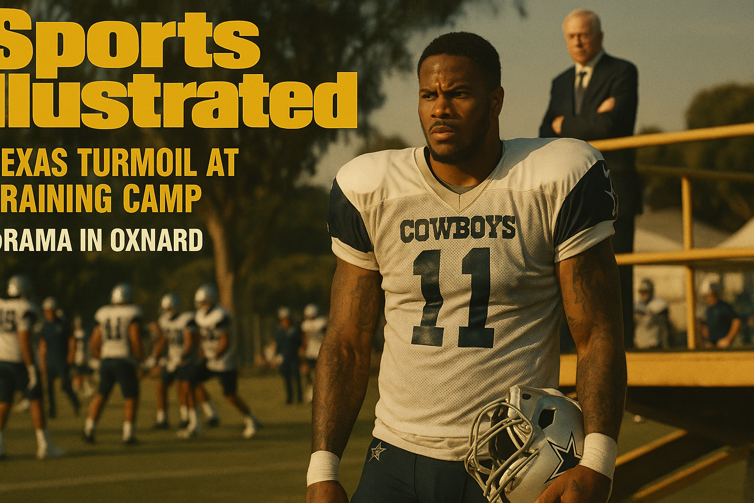Jerry's Jab and a Broken Neck: Cowboys Camp Heats Up with Drama and Disappointment