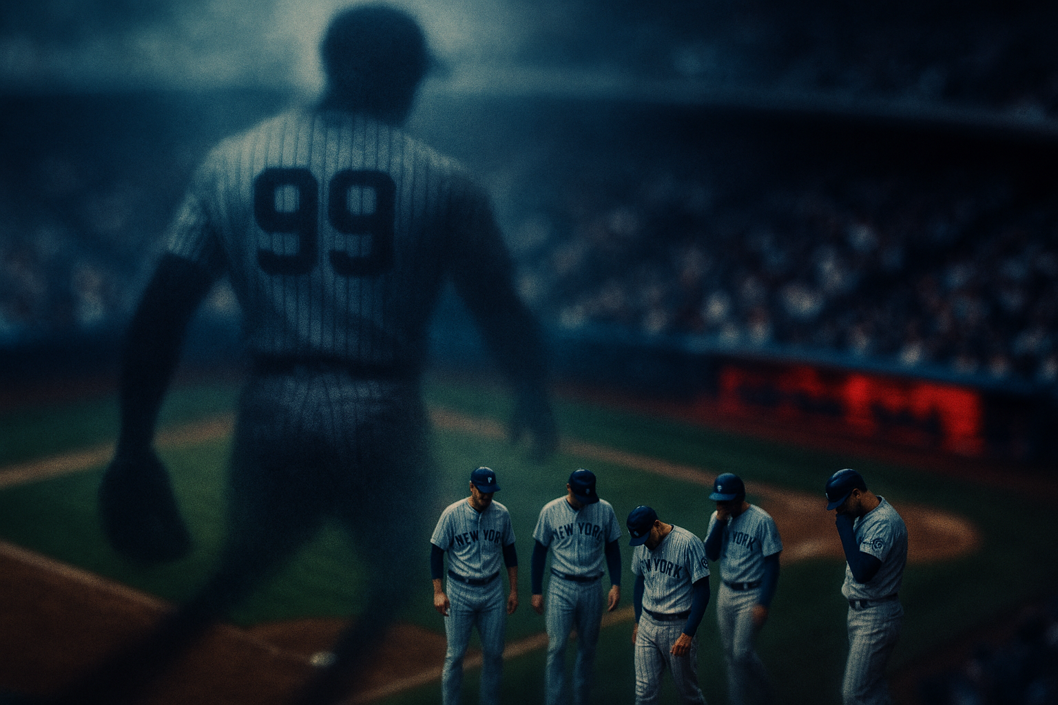 Judge's Shadow Looms as Yankees Stare Down Sweep in Philly
