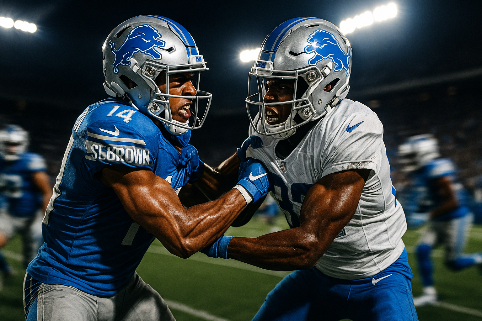 Lions Rebound from Preseason Rout with Fiery, Physical Camp