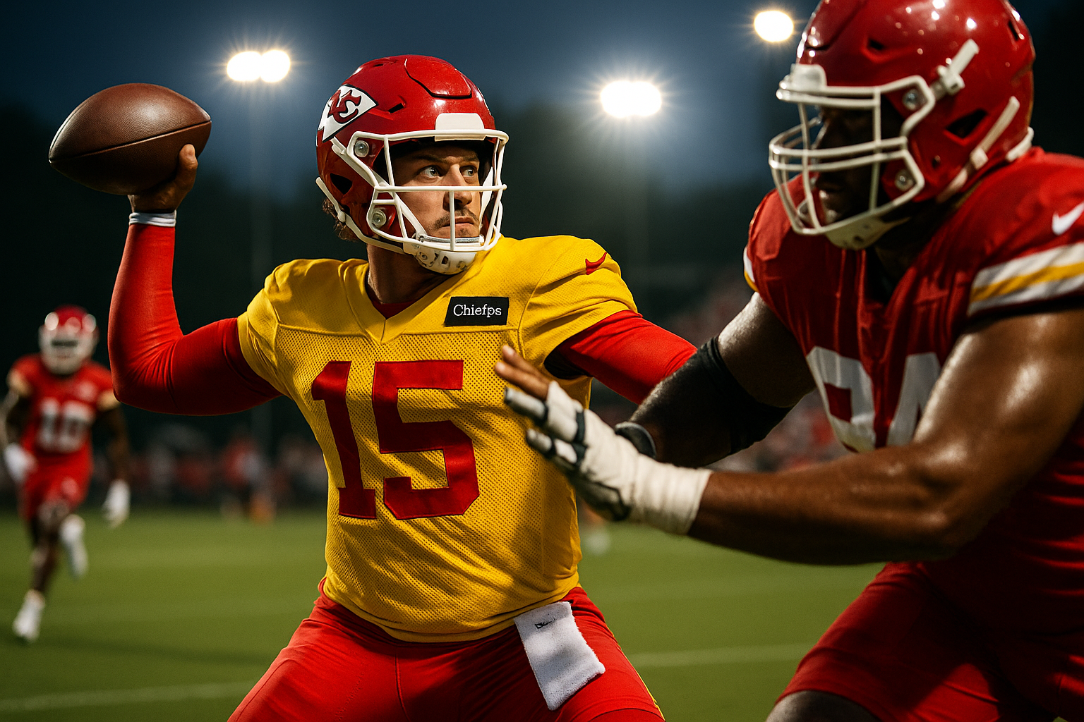 Mahomes 'Eye-Opening' as Chiefs Offense Clicks; Rookie Josh Simmons Earns Rave Reviews