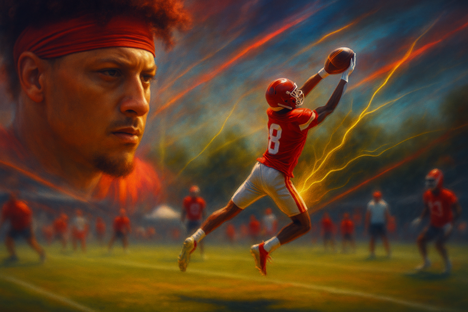 Mahomes Has a New Favorite Target: Rookie Jalen Royals Dazzles at Chiefs Camp