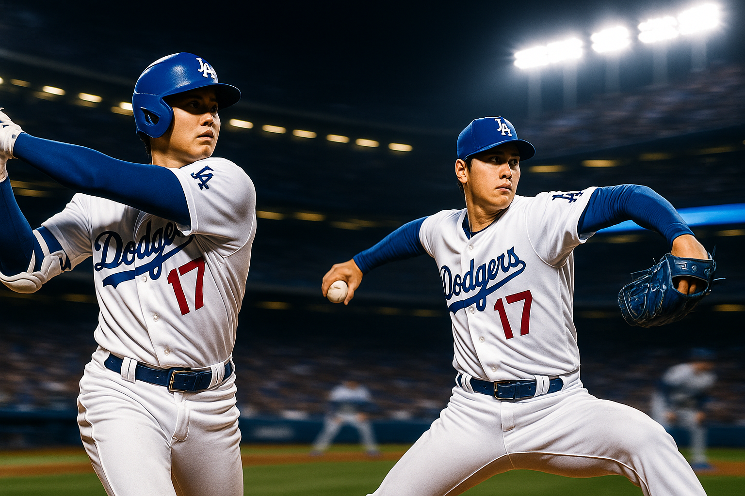 Ohtani Dominates on Both Sides as Dodgers Down Reds 5-2
