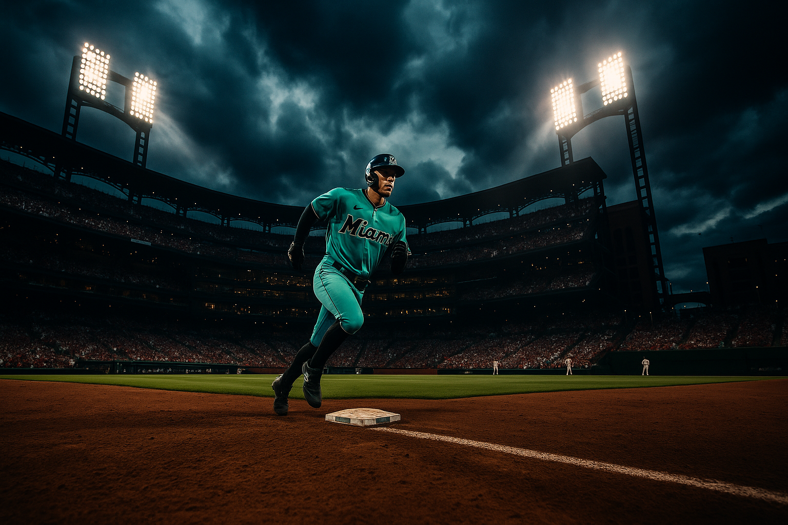 One Man Show in St. Louis: Stowers Homers Again, But Marlins Fall 7-1