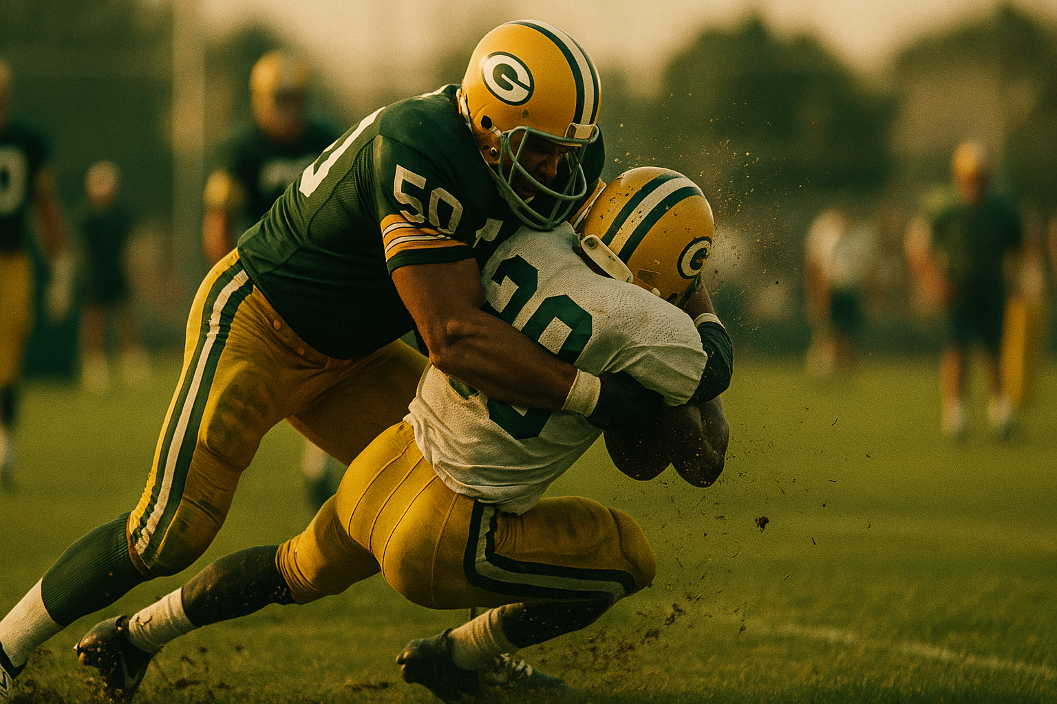 Pads Pop as Defense Dominates, But Rookie RB Goes Down