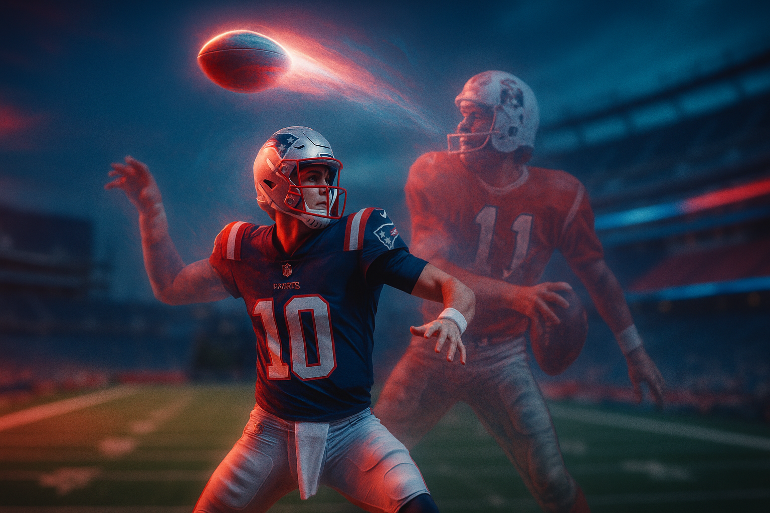 Patriot Flashback: Maye's Cannon and Classic Reds Ignite Hope in Foxboro