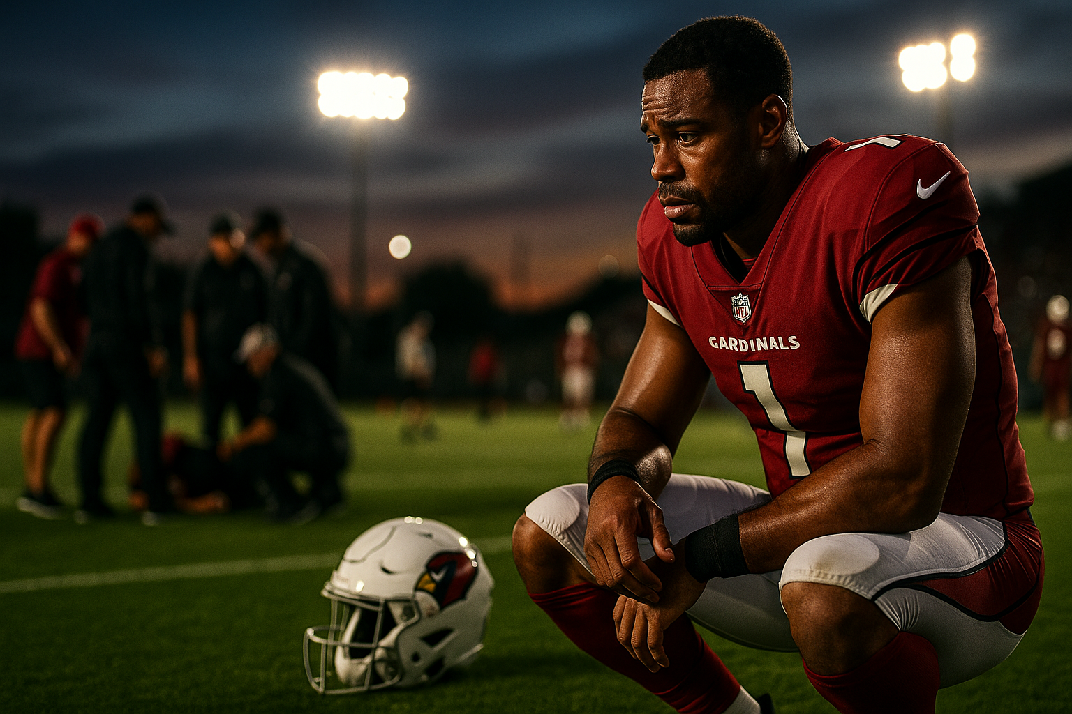 Sobering Start: Cardinals Camp Opens With Scary Injury, High Hopes