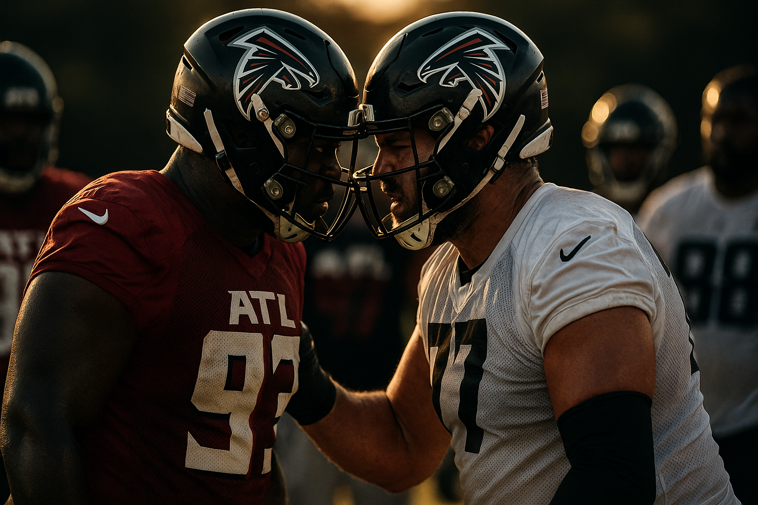 Sparks Fly at Falcons Camp: Fights, Signings, and a Defense with Bite