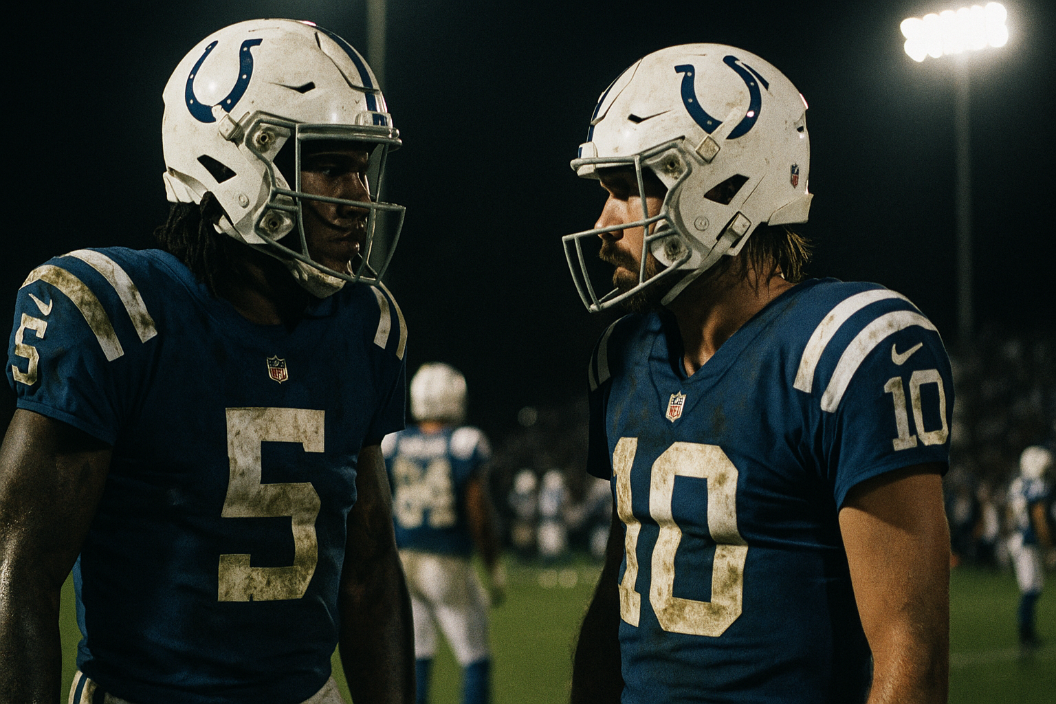 Sparks Fly Under the Lights as Richardson and Jones Duel in Colts Scrimmage
