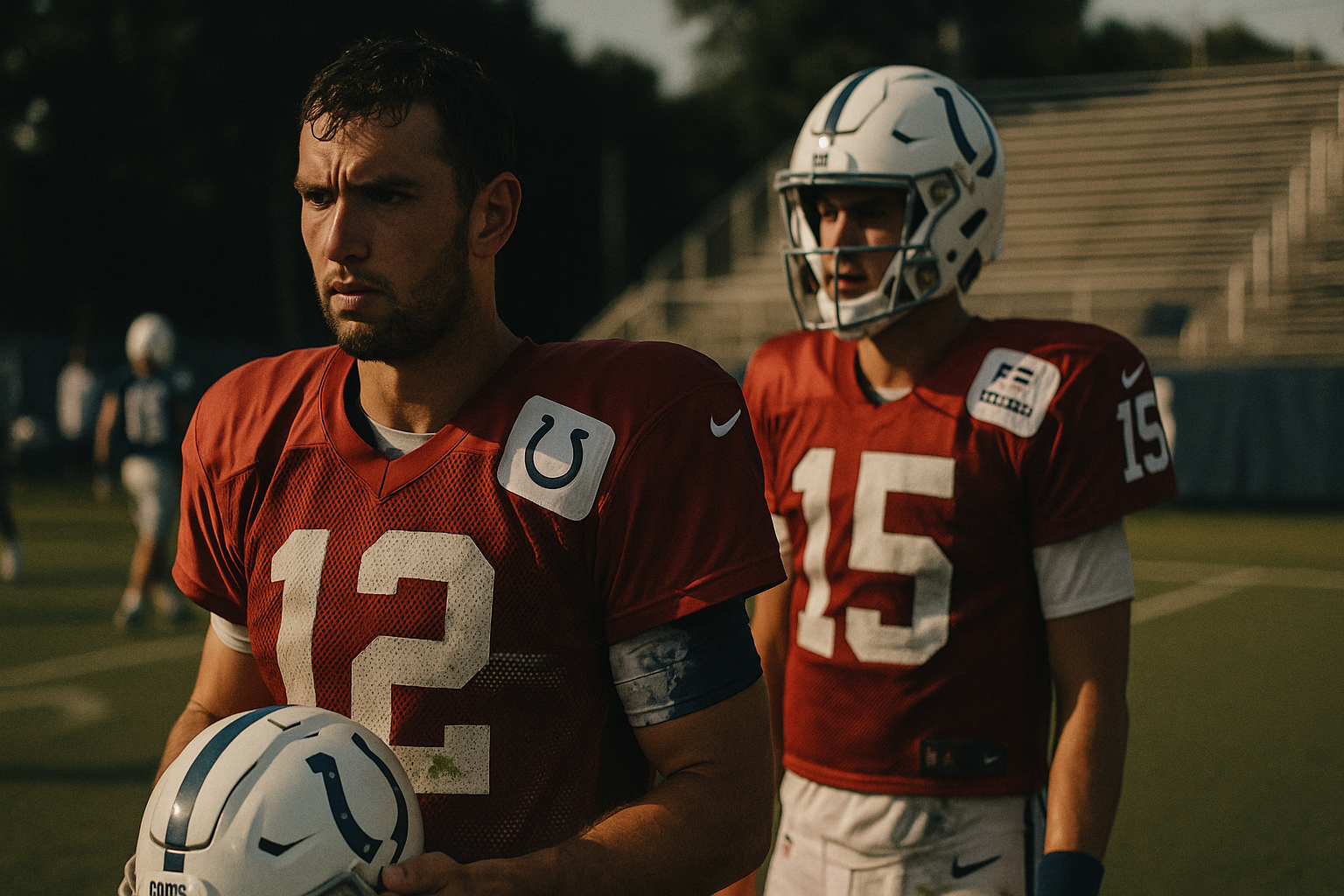 The Great QB Debate Is Official, But A Brutal Injury Casts A Shadow On Colts Camp