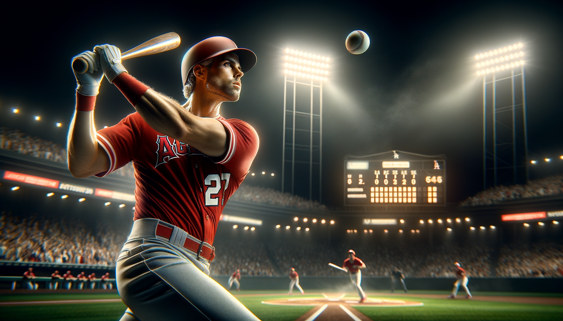 Trout's Historic Night Can't Save Halos in Baltimore