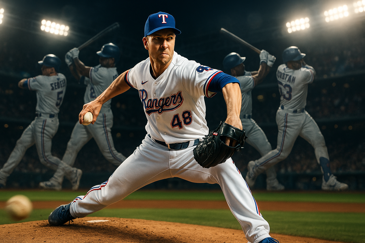Vintage deGrom and Power Surge Propel Rangers Past A's