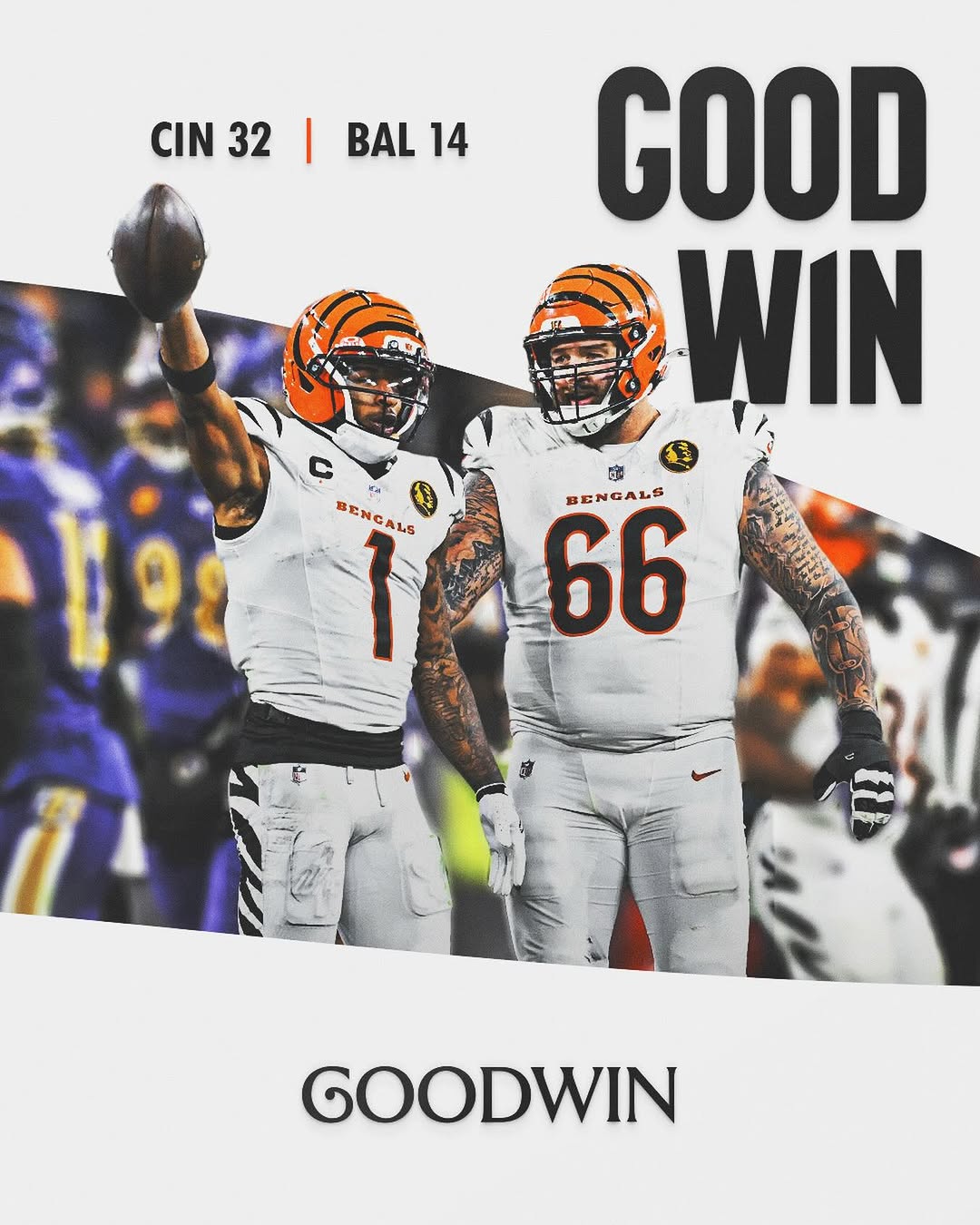 Nothing like a good win.
Presented by @goteamgoodwin