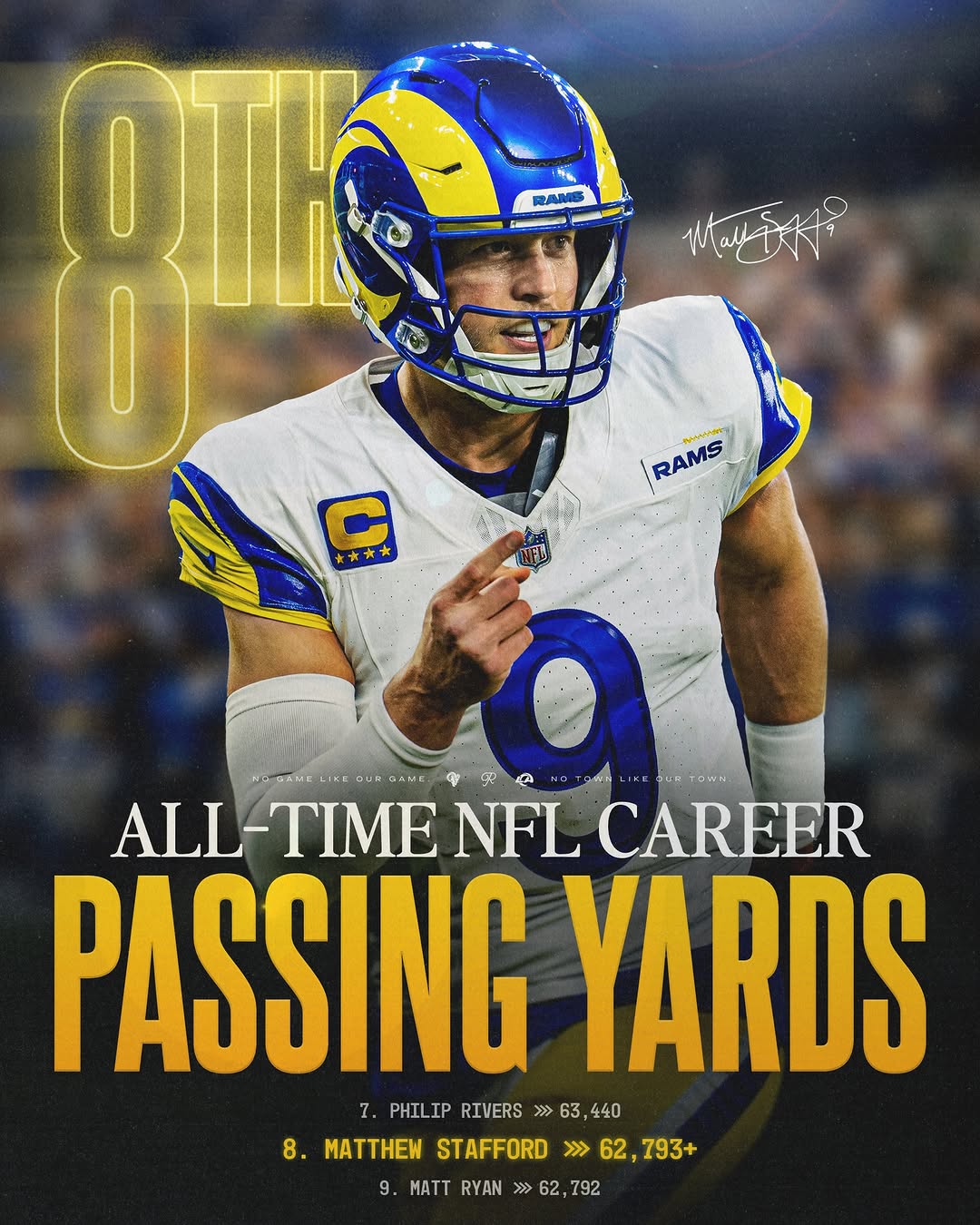 Whole lotta yards. 🪜