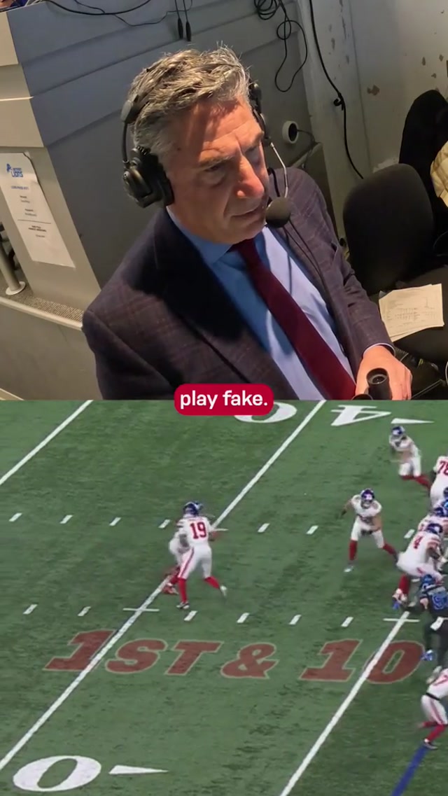 Bob Papa's reaction to the trick play is too good 🎙️