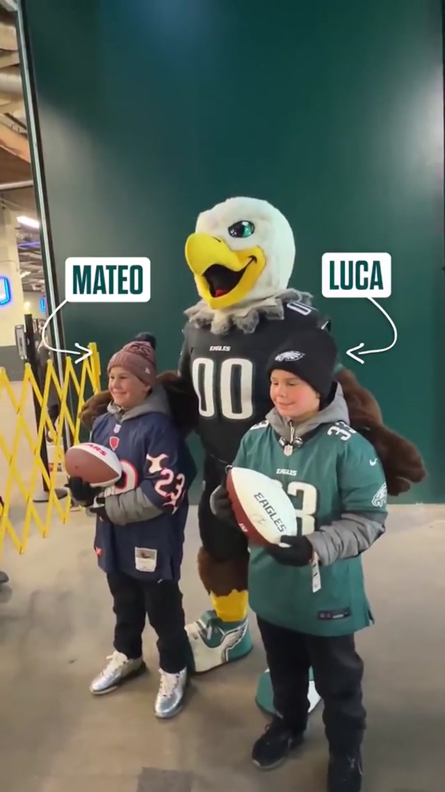 Giving Luca and Mateo their NFeLementary moment in person 💚