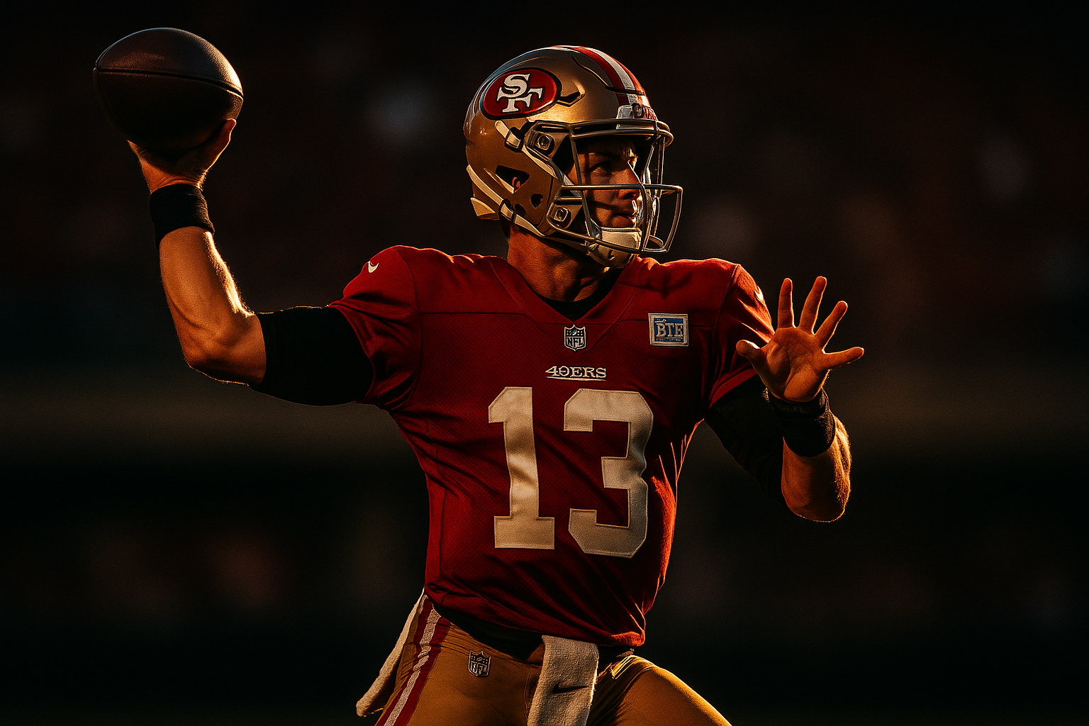 Purdy's Cannon Arm Ignites Camp as 49ers Add Veteran Firepower
