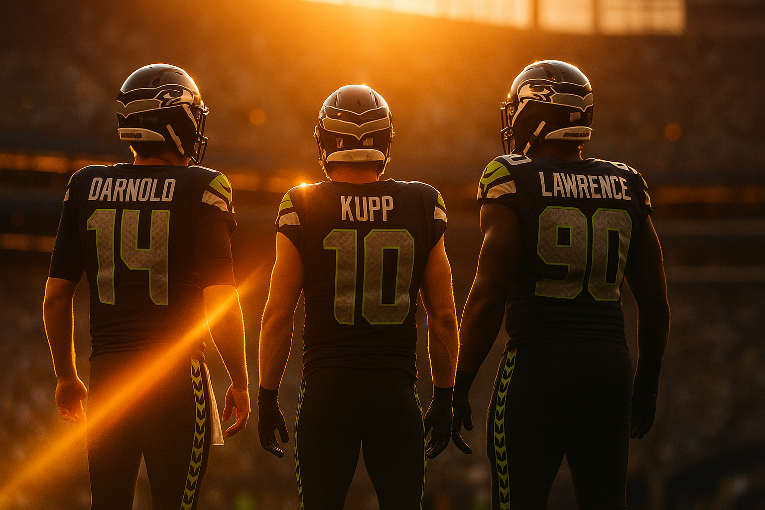 A New Era Dawns: Darnold, Kupp, and Lawrence Electrify Fans at Seahawks Football Fest