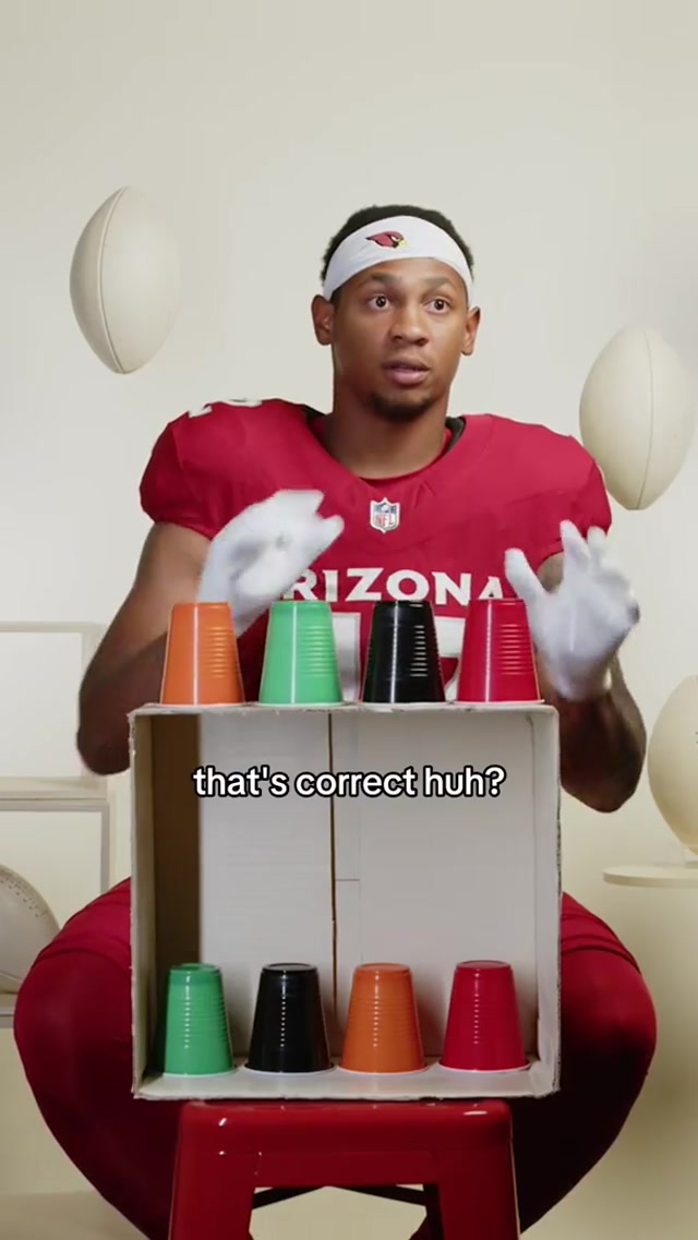 of course Kyler and Marv got it no prob #azcardinals #nfl #challenge #games