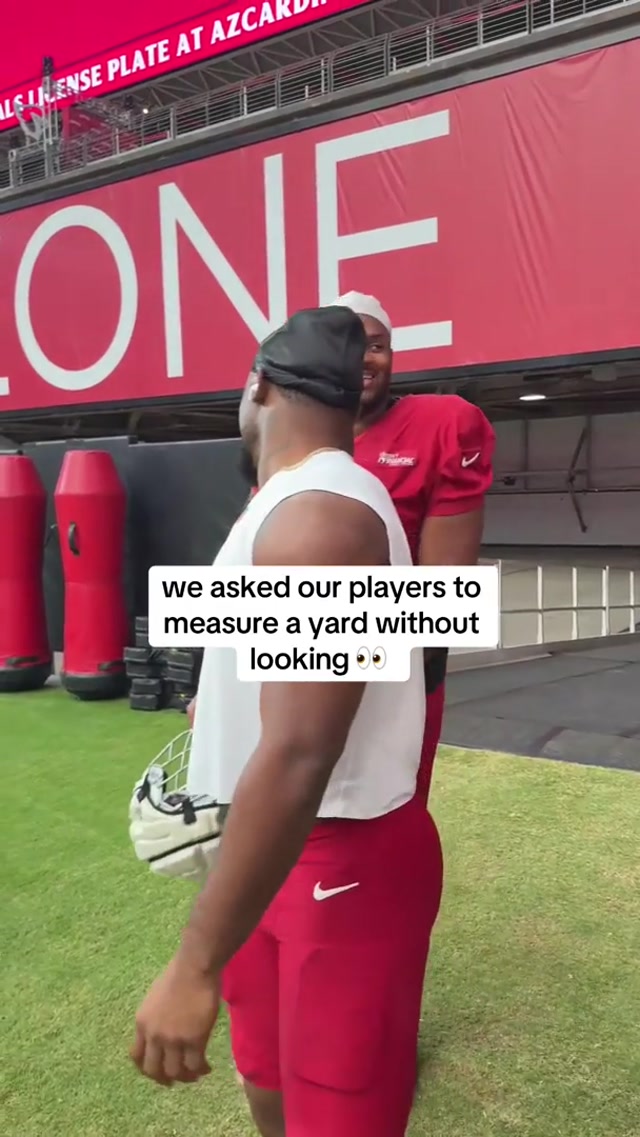 the guys vs a yard 📏
#nfl #azcardinals #football #funny