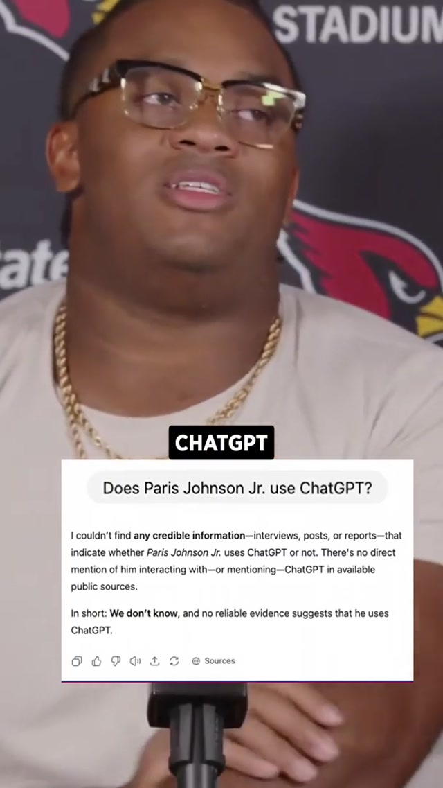 PJ and Chat, typin’ it up #chatgpt #azcardinals #ai