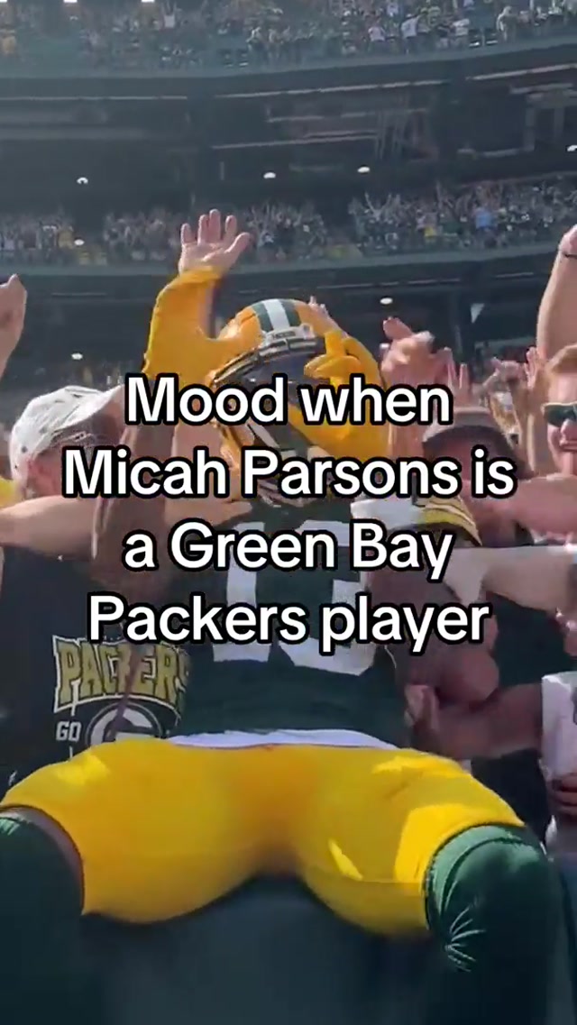 Drop a comment for your newest Packers player 😤
#micahparsons #packers #happydance