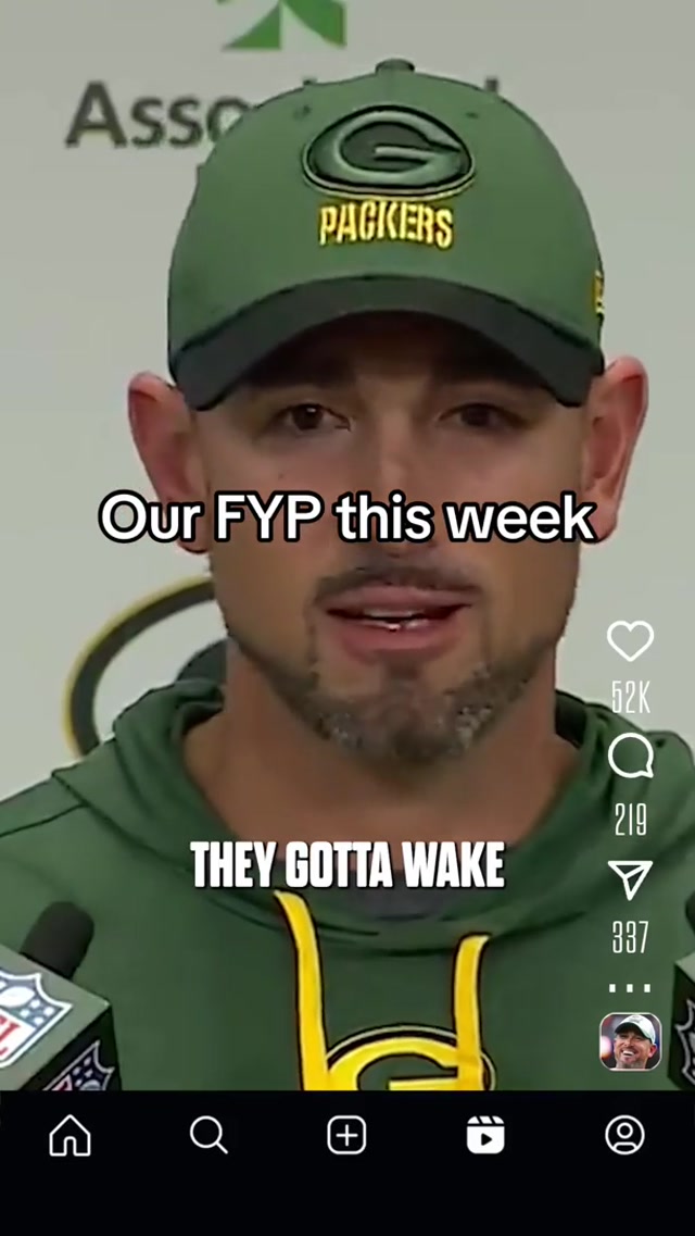If your fyp doesn’t look like this wyd?
#fyp #packers #football
