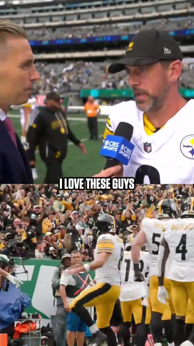 There’s no greater feeling ☺️ #aaronrodgers #steelers 