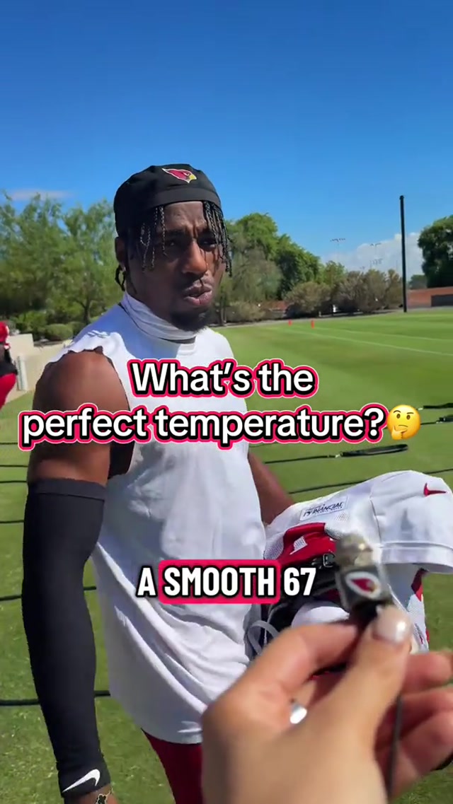 Sooo is 68 the agreed on perfect temp for the house? 🧐
#azcardinals #funny #temperature #nfl