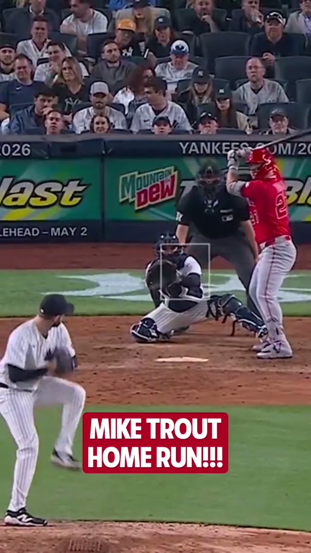 (times) squared up 🏙️ | @Mike Trout 