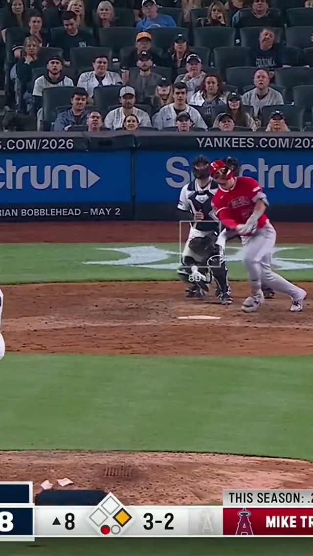 THE SECOND HOMER OF THE GAME FOR MIKE TROUT 👋 | @Mike Trout 