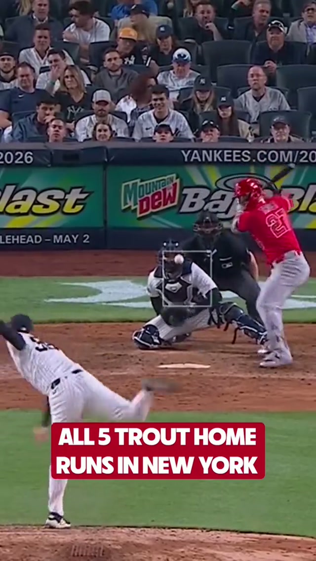 another historic series for the 🐐 #MikeTrout #goat #MLB #homerun 