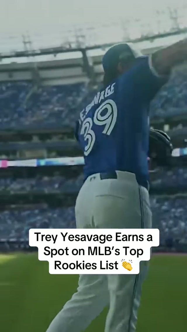 Officially making noise 🗣️💪 #MLB #TreyYesavage #BlueJays #Toronto #Rookie 
