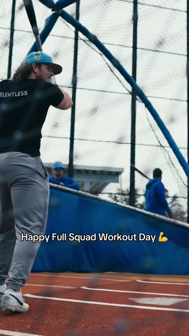 Whole squad putting in work 😤#MLB #BlueJays #Toronto #SpringTraining 
