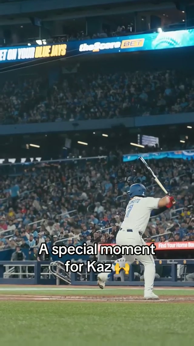 Kaz in Blue 🤩 和真は青が似合い👌#MLB #BlueJays #KazumaOkamoto #BlueJays50 