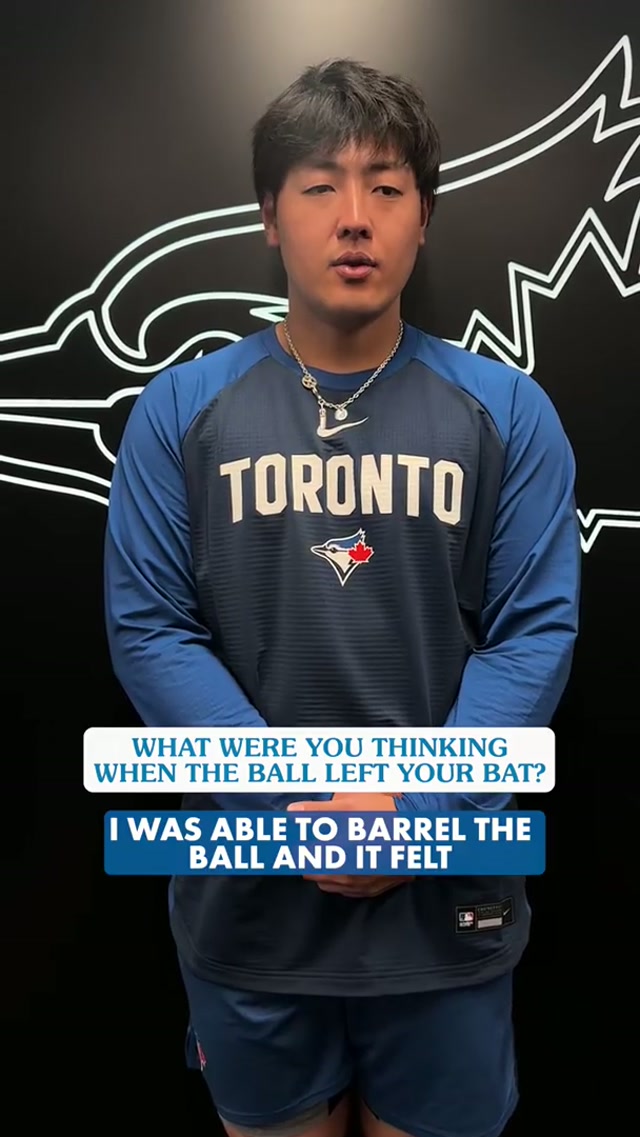 Kaz’s Special Day 💙 岡本和真の特別な日 💙 #MLB #BlueJays #KazumaOkamoto #BlueJays50 