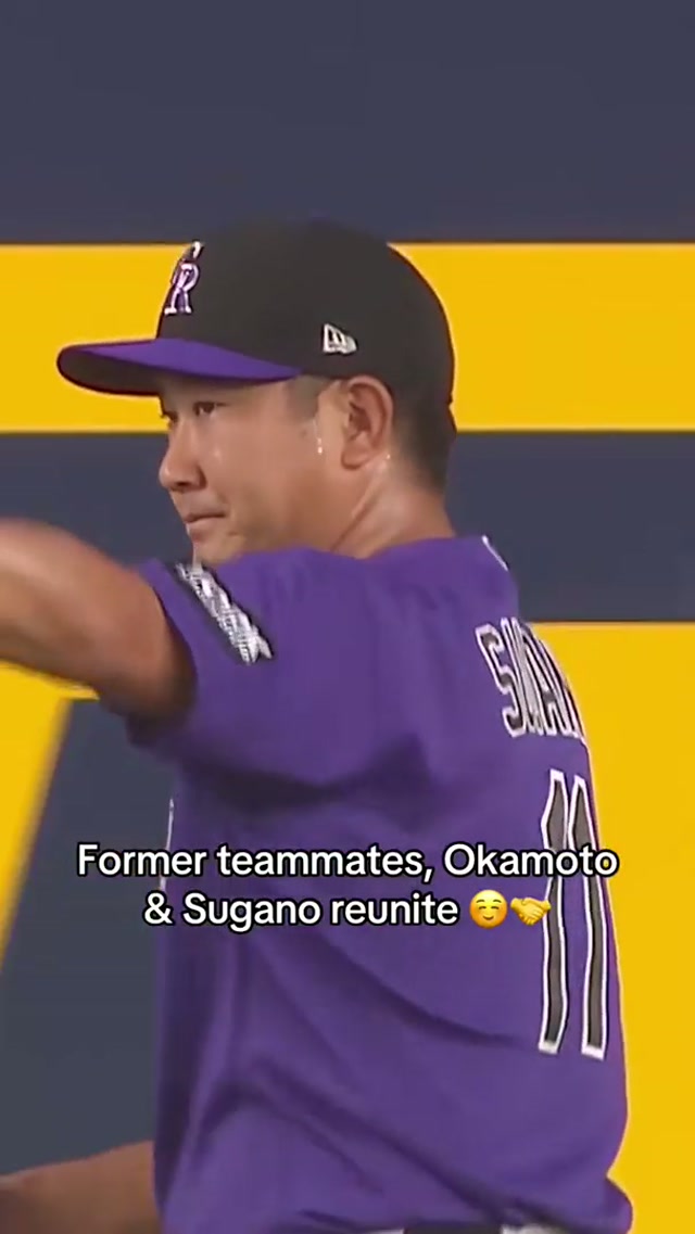 Okamoto and Sugano played together for 10 years with the Yomiuri Giants 🙌 #MLB #BlueJays #KazumaOkamoto #BlueJays50 #YomiuriGiants 