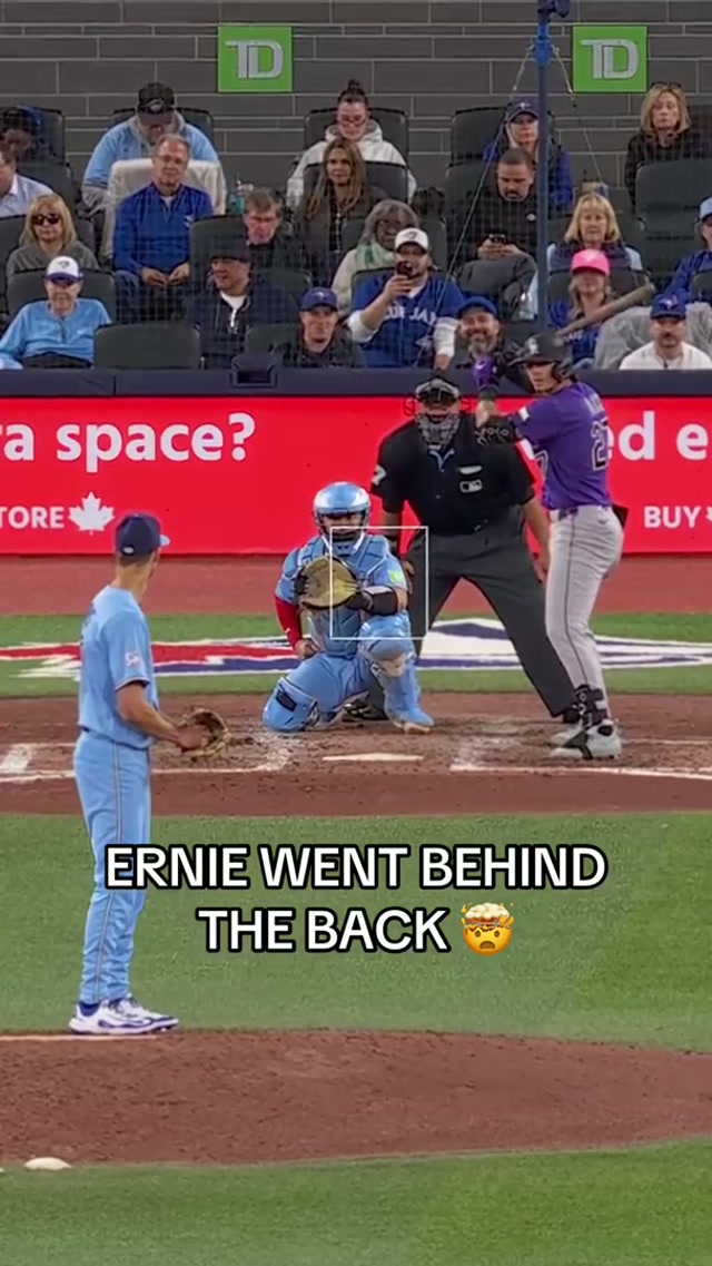 Go off, Ern Dog 😯🐶 #MLB #BlueJays #ErnieClement #BlueJays50 