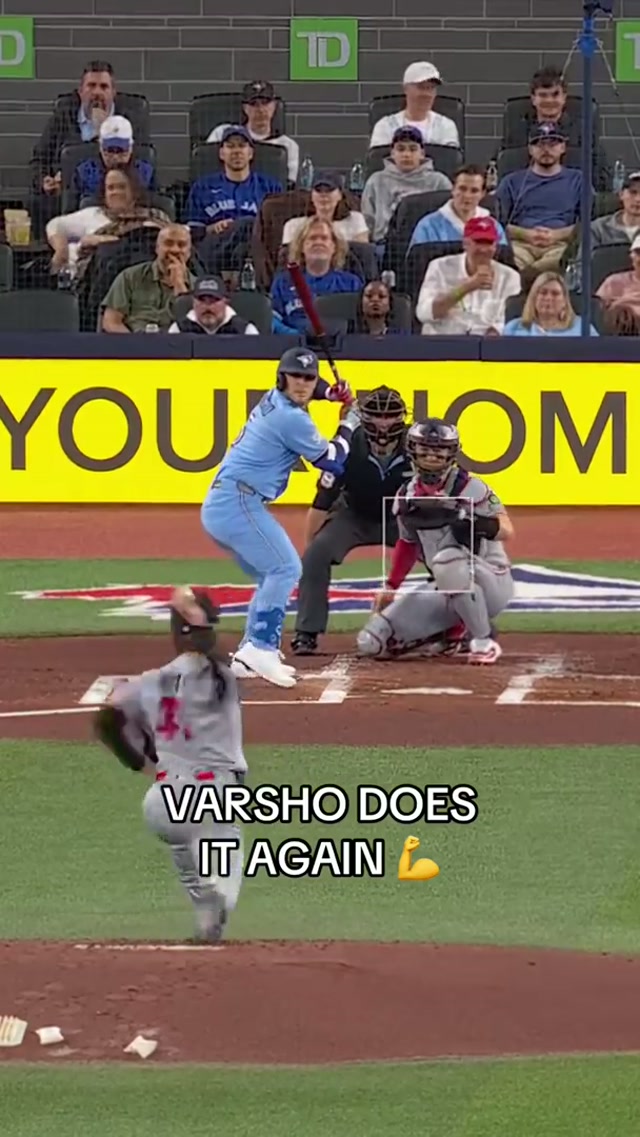 Back-to-back games with a home run for Varsh 🔁 #MLB #BlueJays #DaultonVarsho #BlueJays50 