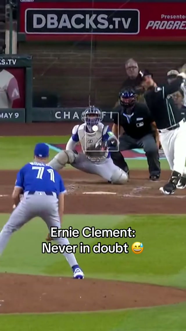 Dog-like reflexes 😉🐶 #MLB #BlueJays #ErnieClement #BlueJays50 